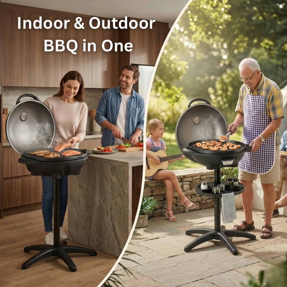 indoor & outdoor bbq in one