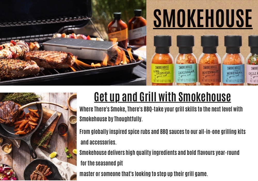 BBQ smokehouse seasoning set with 20 flavors for grilling and smoking