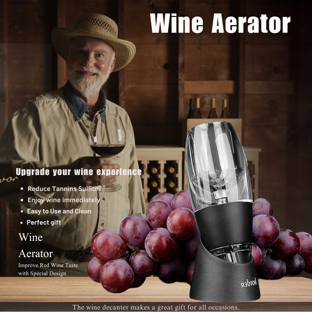 wine aerator pourer gift for dad red wine decanter improves taste