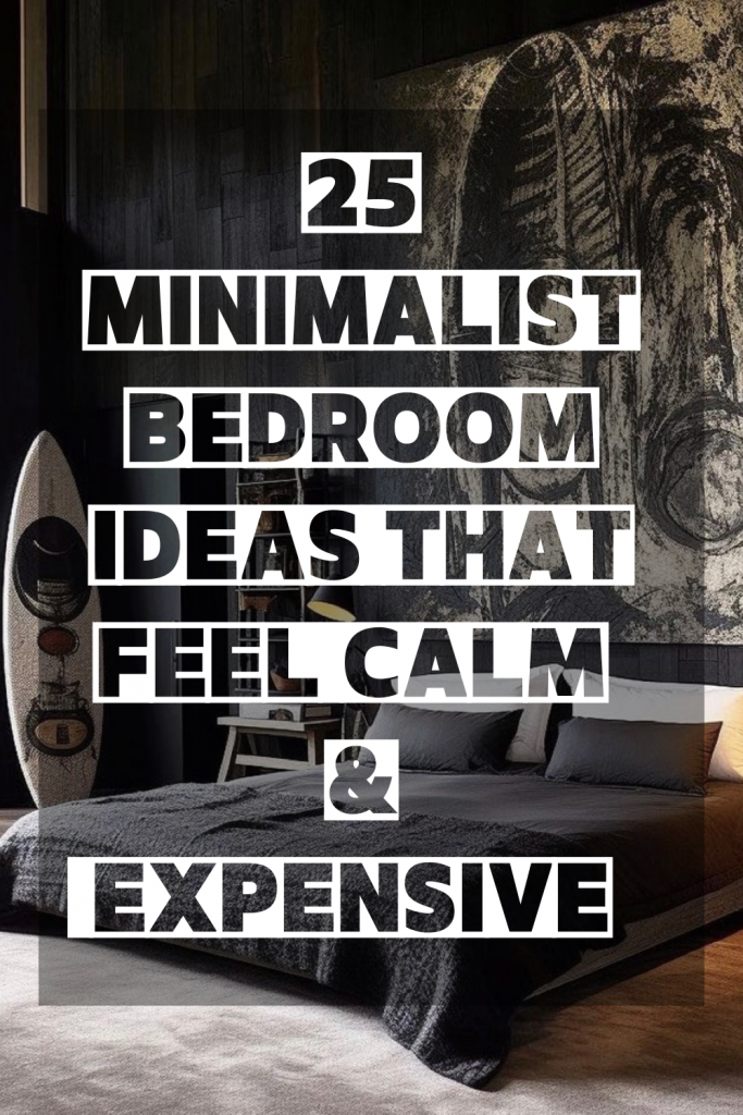 minimalist bedroom ideas calm neutral modern clean aesthetic room