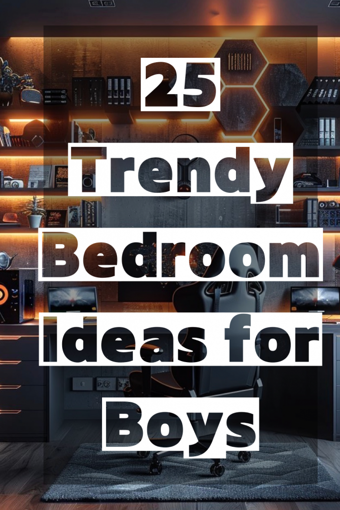 modern bedroom ideas for boys gaming aesthetic dark room setup