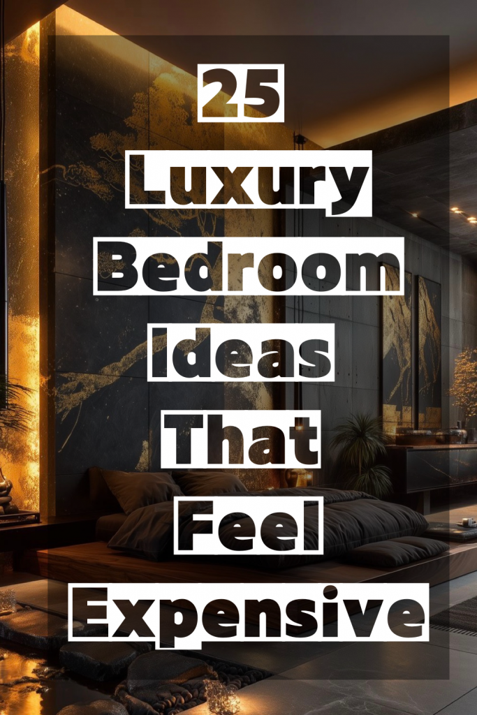 luxury bedroom ideas elegant dark modern interior expensive style
