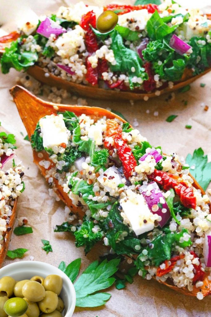 mexican quinoa stuffed sweet potatoes 2