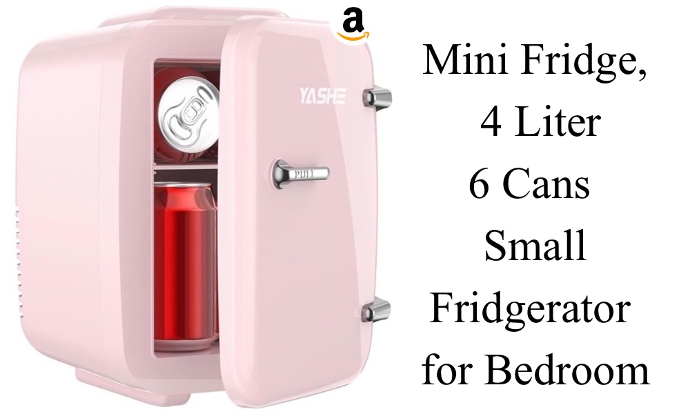 mini fridge for bedroom 4 liter small pink aesthetic fridge skincare fridge cute small refrigerator amazon