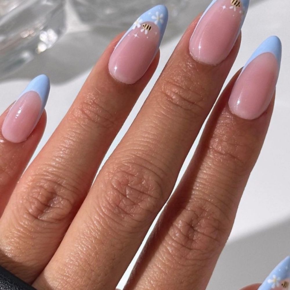 3. Baby Blue Almond Nails